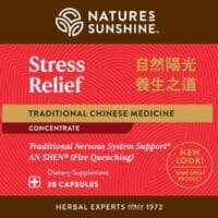 Stress Relief TCM Label