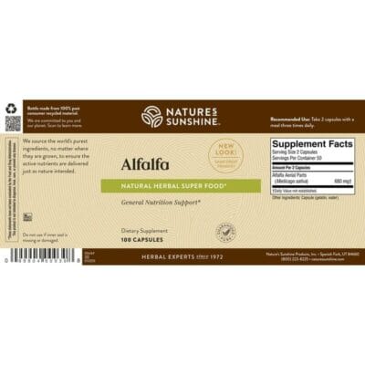 Alfalfa label
